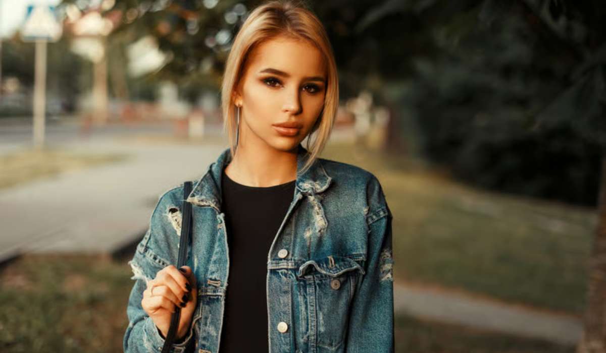 Port surchemise jean femme