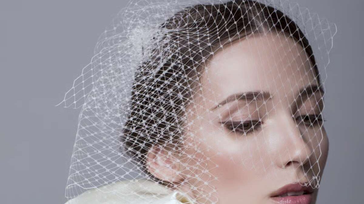 Voilette cheveux court mariage
