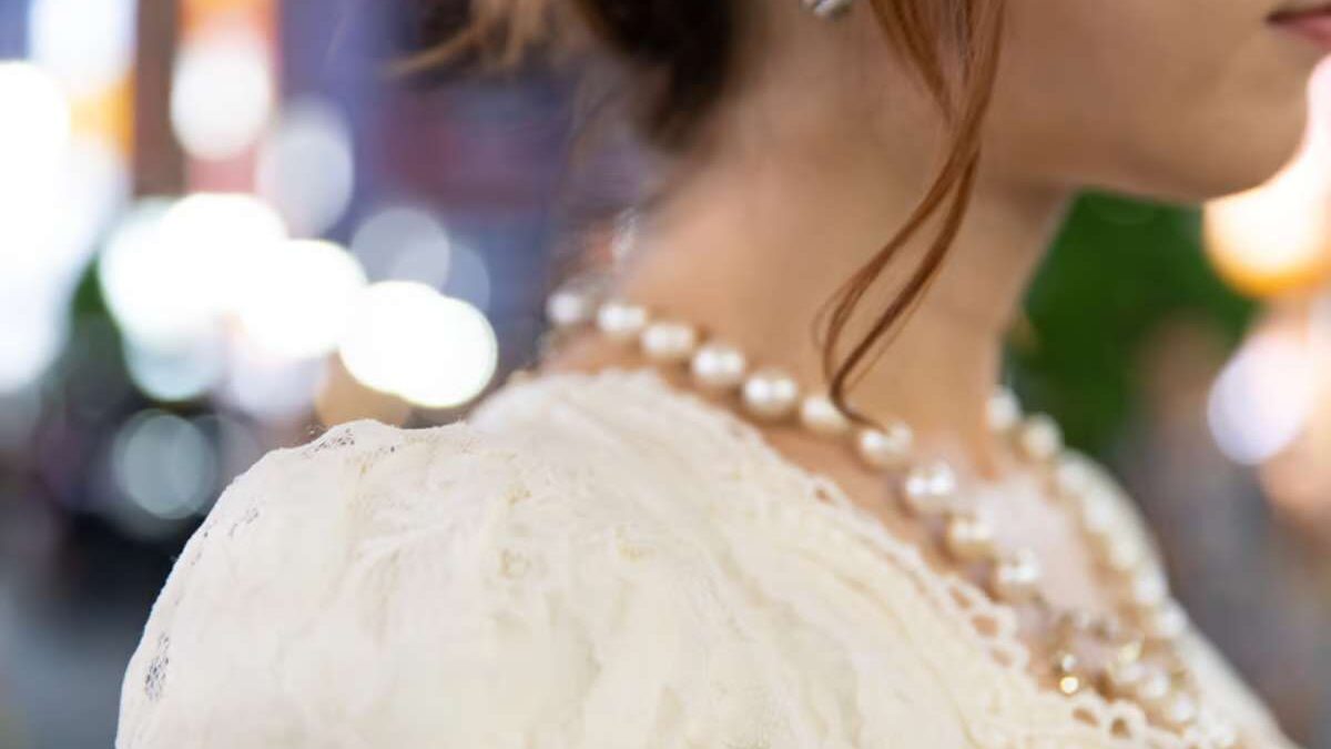 boucle d'oreille mariage perle