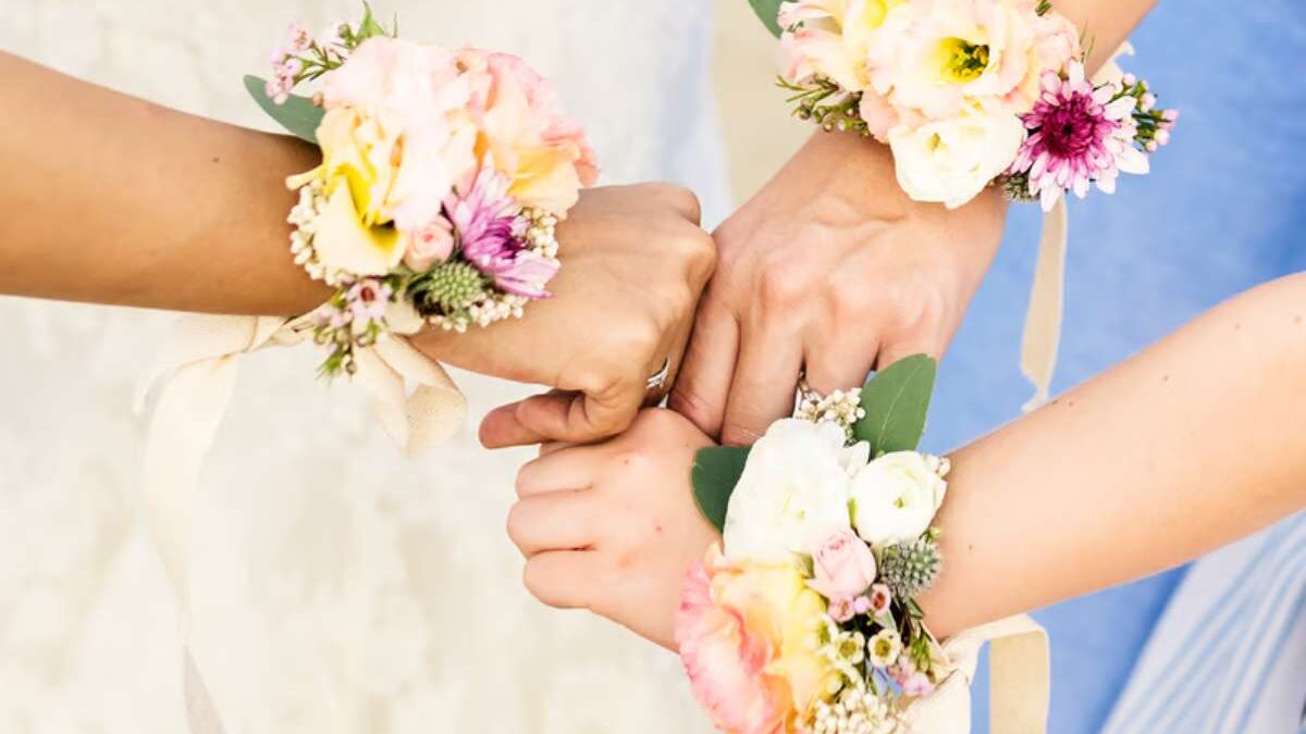 bracelet en fleurs pour mariage